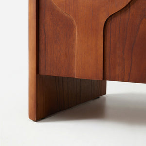 Vidar Carved Mindi Wood Sideboard (83")