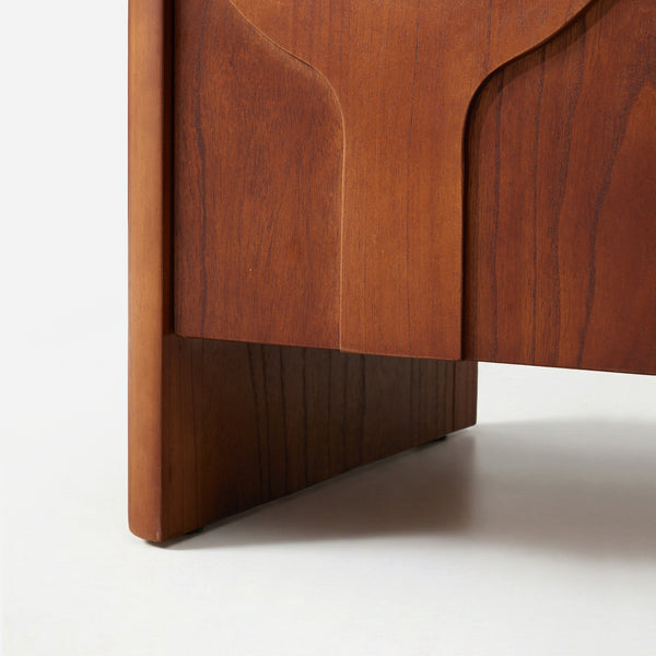 Vidar Carved Mindi Wood Sideboard (83")