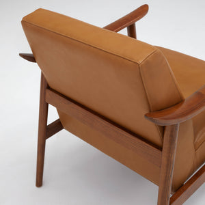 Nestor Genuine Leather Accent Chair