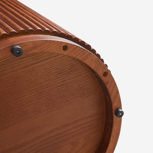 Esmond Fluted Round Side Table (16")