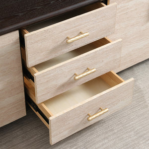 Merano Wood Media Console (84")