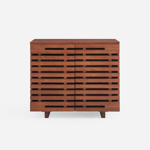 Elara Slatted Storage Cabinet (35")