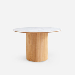 Esmond Fluted Round Dining Table (47")