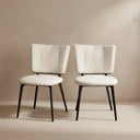 Modern Upholstered Dining Chairs (Set of 2)