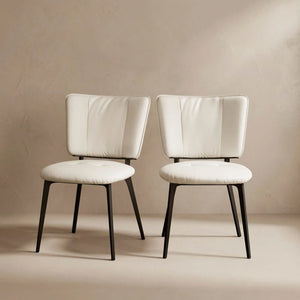 Modern Upholstered Dining Chairs (Set of 2)