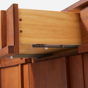 Walden Walnut Geometric Sideboard (71")