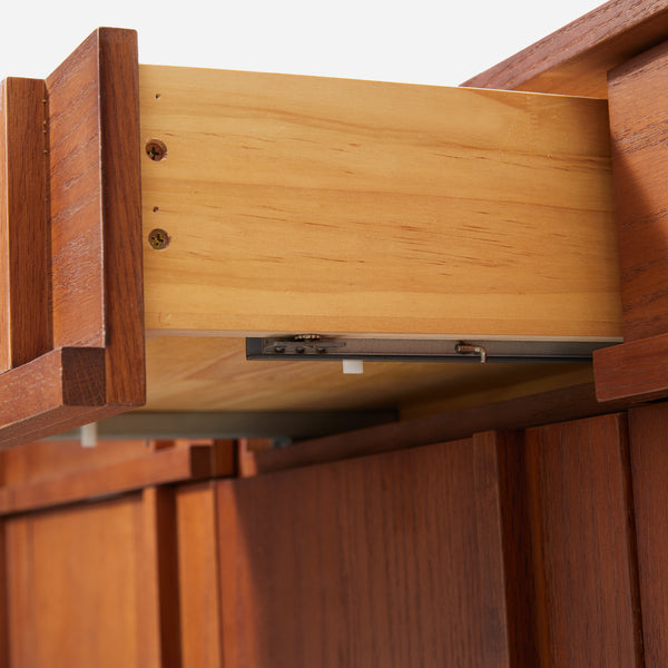 Walden Walnut Geometric Sideboard (71")