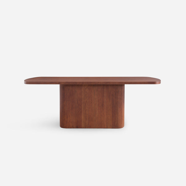 Esmond Fluted Rectangle Dining Table (84")