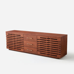 Elara Slatted Media Console (84")