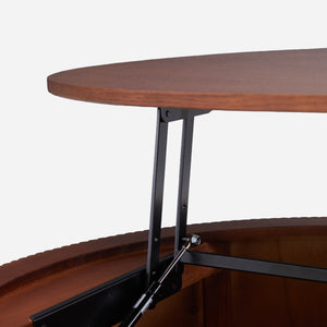 Esmond Fluted Round Lift-Top Coffee Table (35")