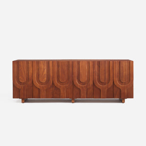 Vidar Carved Mindi Wood Media Console (78")