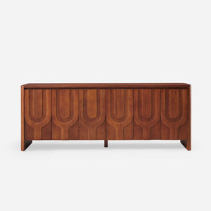 Vidar Carved Mindi Wood Sideboard (83")