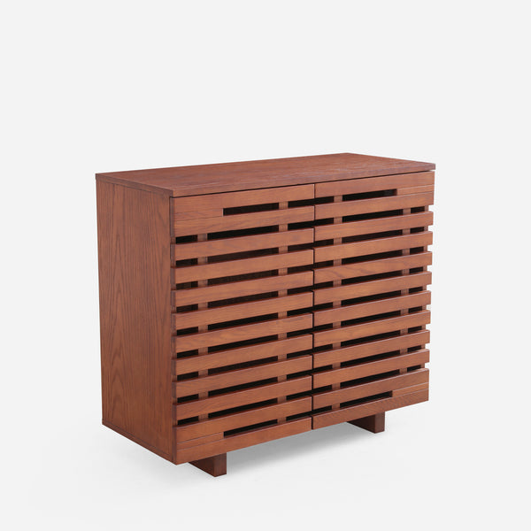 Elara Slatted Storage Cabinet (35")
