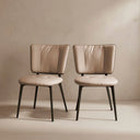 Modern Upholstered Dining Chairs (Set of 2)