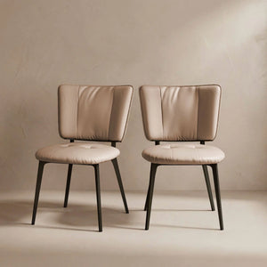 Modern Upholstered Dining Chairs (Set of 2)