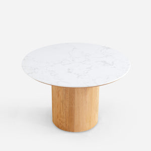 Esmond Fluted Round Dining Table (47")