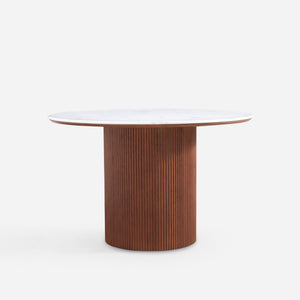 Esmond Fluted Round Dining Table (47")