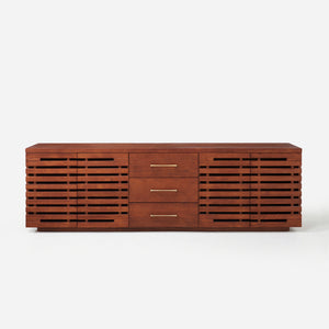 Elara Slatted Media Console (84")
