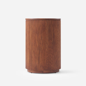 Esmond Fluted Oval Media Console (70")