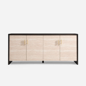 Merano Travertine-Inspired Sideboard (72")