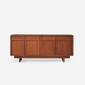 Walden Walnut Geometric Sideboard (71")