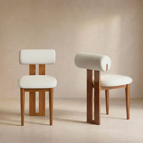 Woce Mid-Century Modern Dining Chairs (Set of 2)