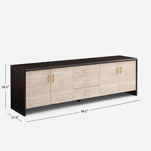 Merano Wood Media Console (84")