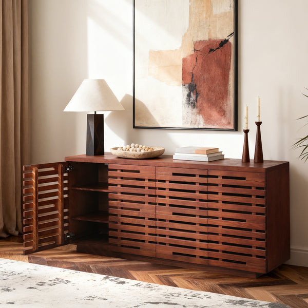 Elara Slatted Sideboard (72")