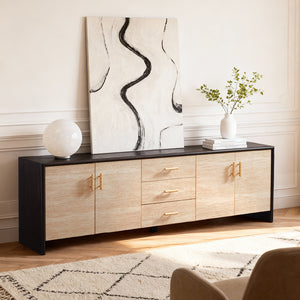 Merano Wood Media Console (84")