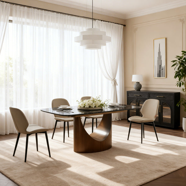 Arcstone Rectangle Dining Table (71'')