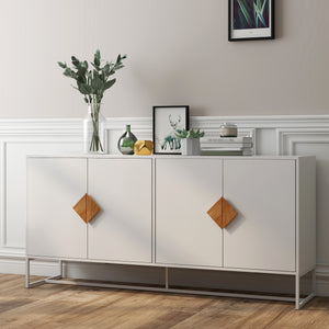 Modern Square Handle Buffet (63'')