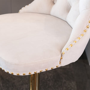 Vintage Velvet Bar & Counter Stools (Set of 2)
