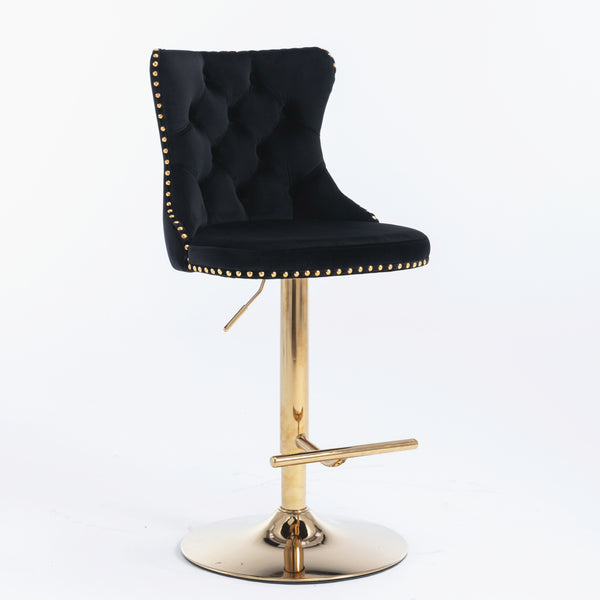 Vintage Velvet Bar & Counter Stools (Set of 2)