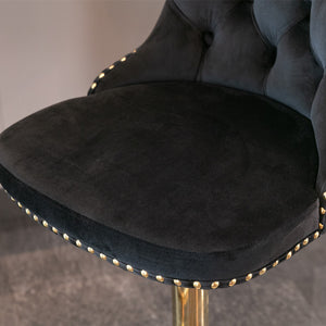 Vintage Velvet Bar & Counter Stools (Set of 2)