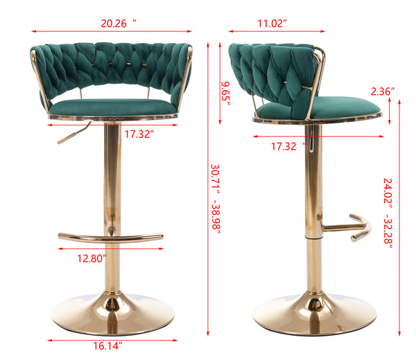 Swivel Bar & Counter Stools (Set of 2)