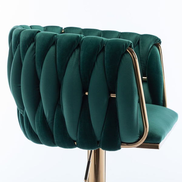 Velvet Swivel Bar & Counter Stools (Set of 2)
