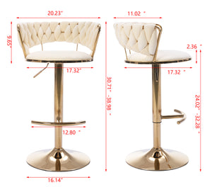 Swivel Bar & Counter Stools (Set of 2)