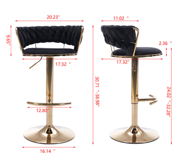 Swivel Bar & Counter Stools (Set of 2)