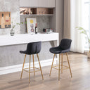 Metal Base Bar & Counter Stools (Set of 2)