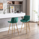 Metal Base Bar & Counter Stools (Set of 2)