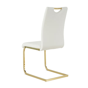 Modern Armless Dining Chairs (Set of 2)