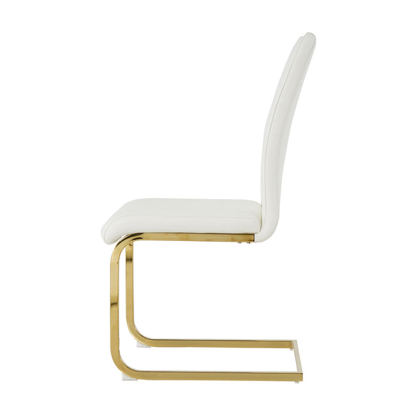 Modern Armless Dining Chairs (Set of 2)