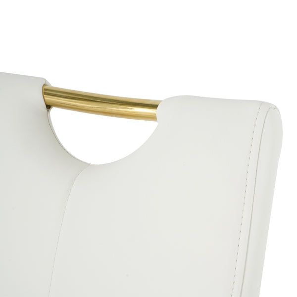 Modern Armless Dining Chairs (Set of 2)