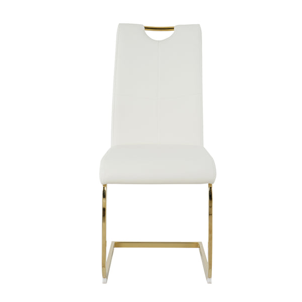 Modern Armless Dining Chairs (Set of 2)