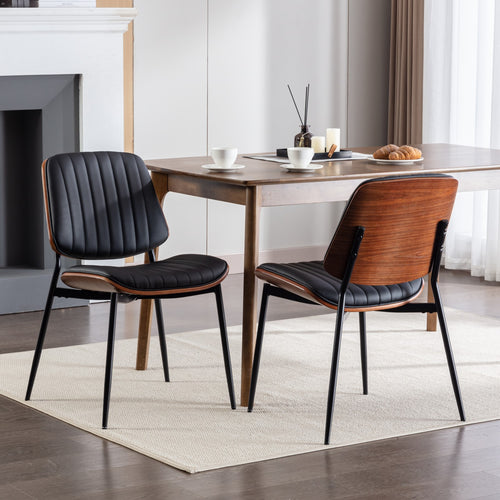 Mid-Century Modern Dining Chairs (Set of 2)