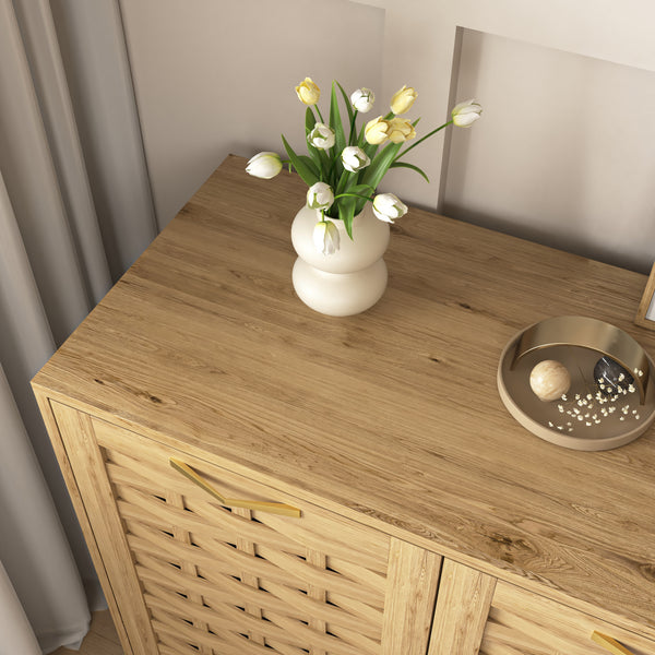 Rustic 3-Door Wood Buffet (47'')