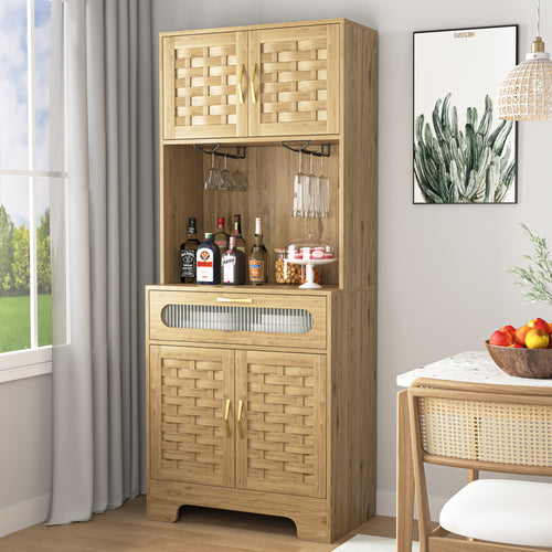 Freestanding Buffet Cabinet (67'')
