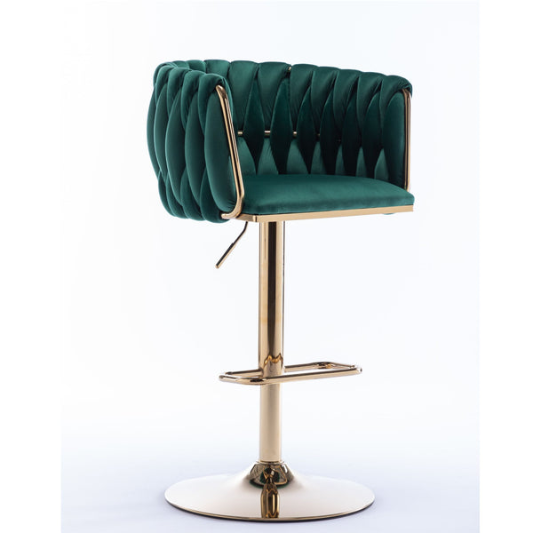 Velvet Swivel Bar & Counter Stools (Set of 2)