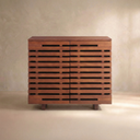 Elara Slatted Storage Cabinet (35")