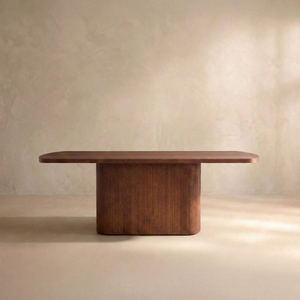 Esmond Fluted Rectangle Dining Table (84")